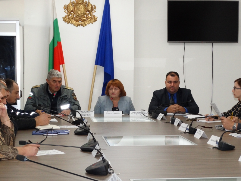 ОБЛАСТНИЯТ УПРАВИТЕЛ МАЛИНА НИКОЛОВА ПРОВЕДЕ ДНЕС РЕДОВНО ЗАСЕДАНИЕ НА ОБЛАСТНИЯ ЩАБ ЗА ИЗПЪЛНЕНИЕ НА ПЛАНА ЗА ЗАЩИТА ПРИ БЕДСТВИЯ