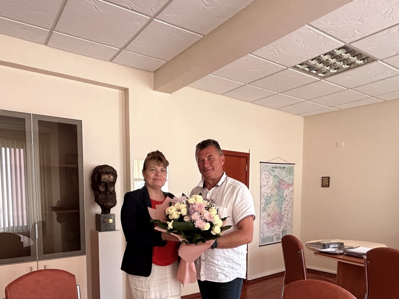 НАДЯ ДОНКИНСКА ПРОВЕДЕ РАБОТНА СРЕЩА С ИВО ЦВЕТКОВ, КМЕТ НА ОБЩИНА БЯЛА СЛАТИНА